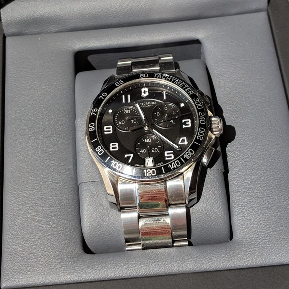 Victorinox Mens Chrono XLS - Black Dial